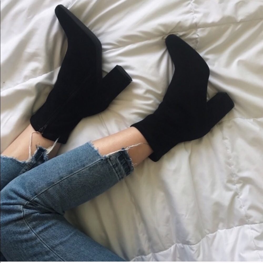 🖤Black sock Booties